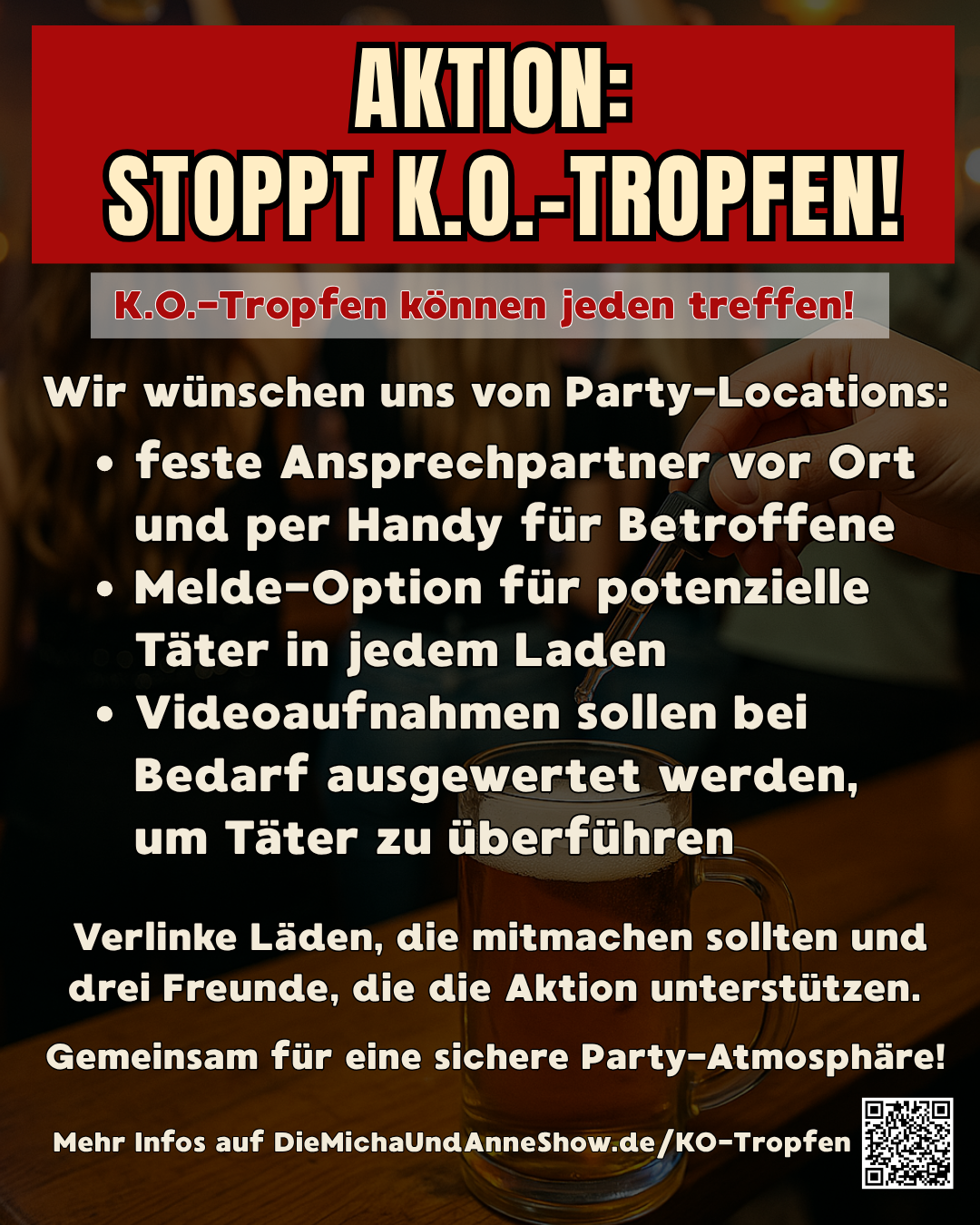 Aktion: Stoppt K.O.-Tropfen post thumbnail image